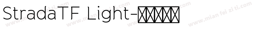 StradaTF Light字体转换